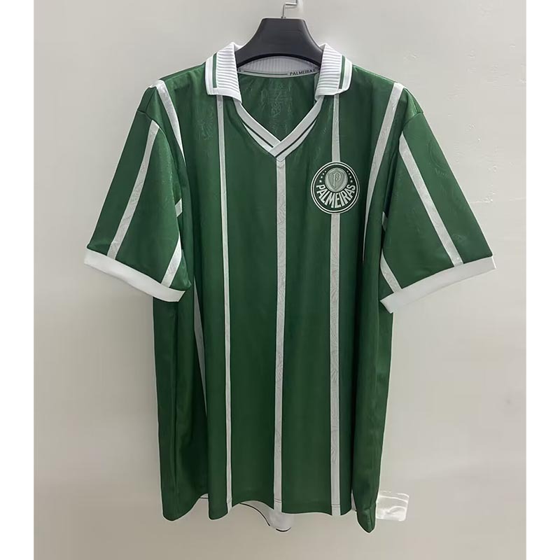 Camiseta de Fútbol del Palmeiras de Poliéster Personalizable y Manga Corta para Deportes