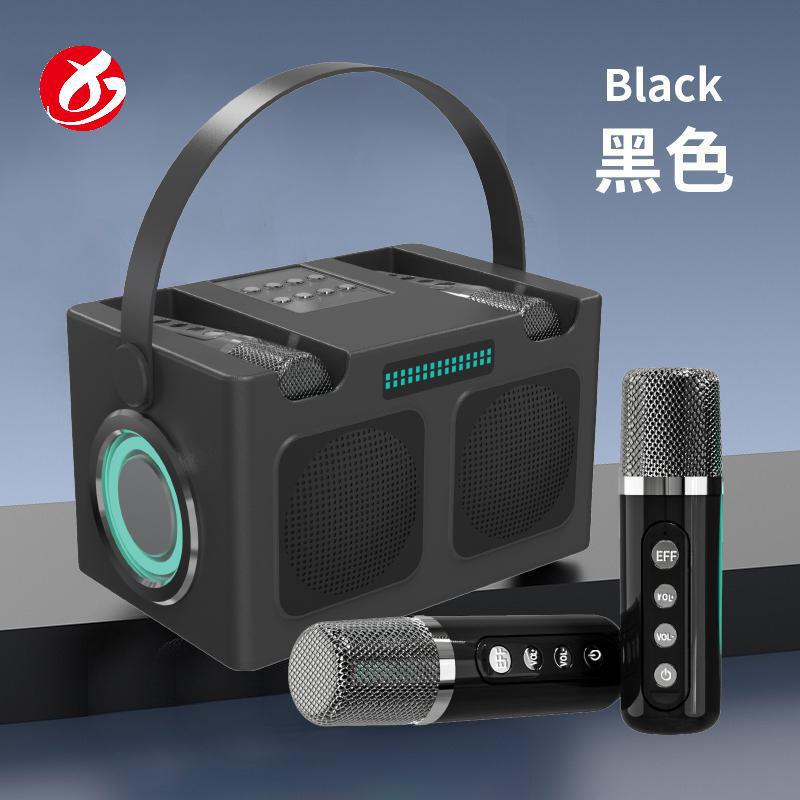 Ys 204ダブルスピーカーk歌マイク無線音響カラオケ一体型KTV bluetoothスピーカーマイク付き203|undefined