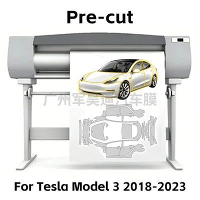 Car paint protective film 2018-2023 Model 3, Precision Pre-Cut