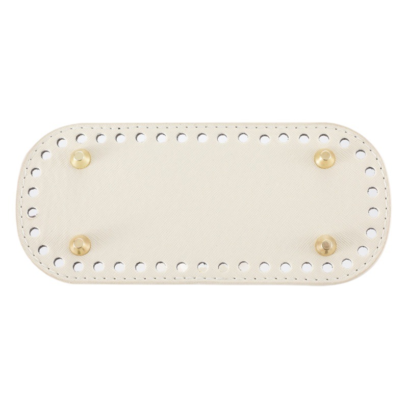Bag DIY material accessories bottom plate round oval 8*18 leather bag bottom crochet wool leather art free shipping