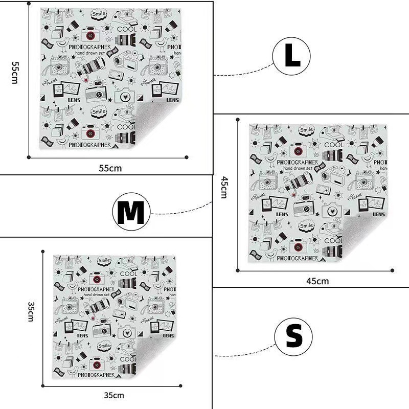 55*55cm [대형-디지털 줄무늬]