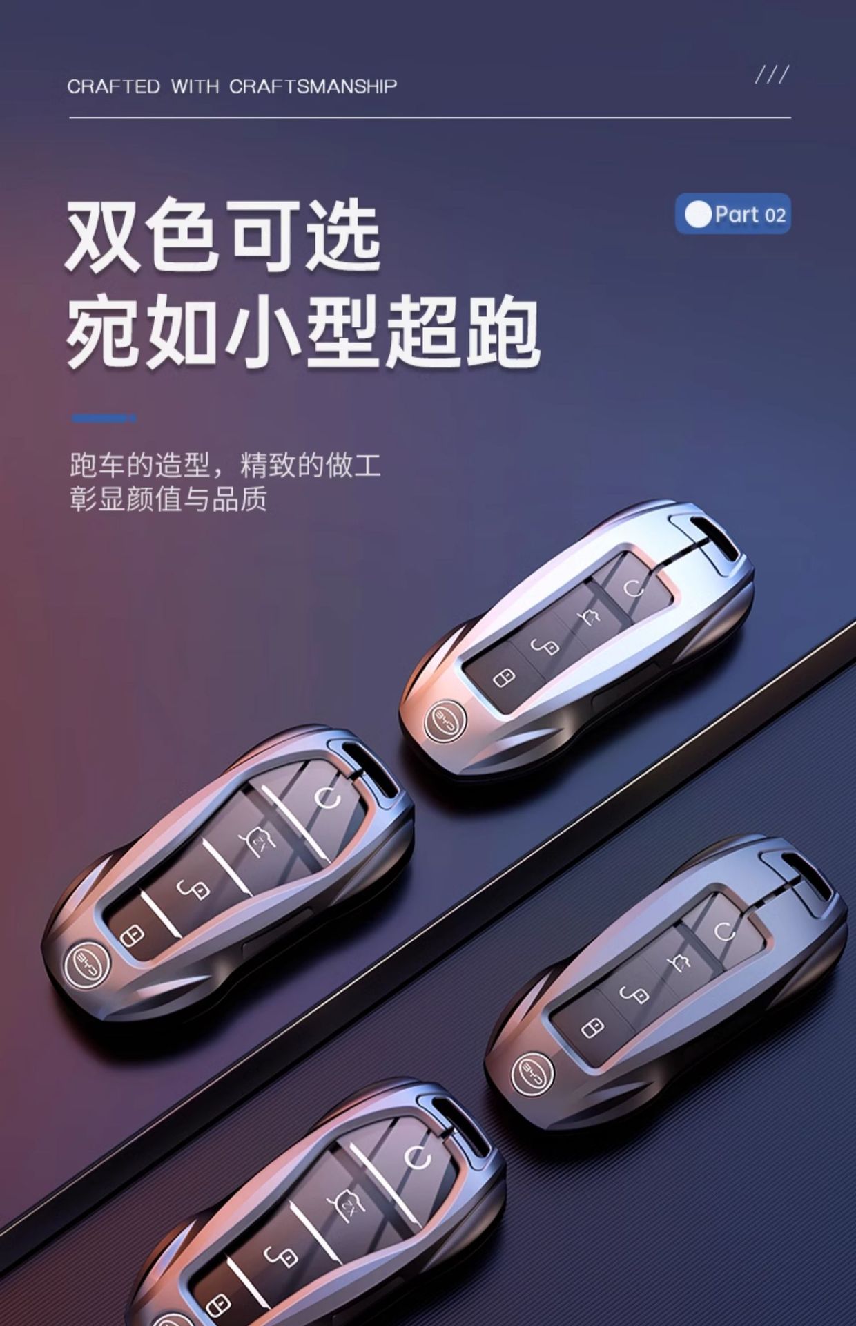 Key Cover for BYD Song Plus, Song L, Han, Qin, Seal, Yuan Plus