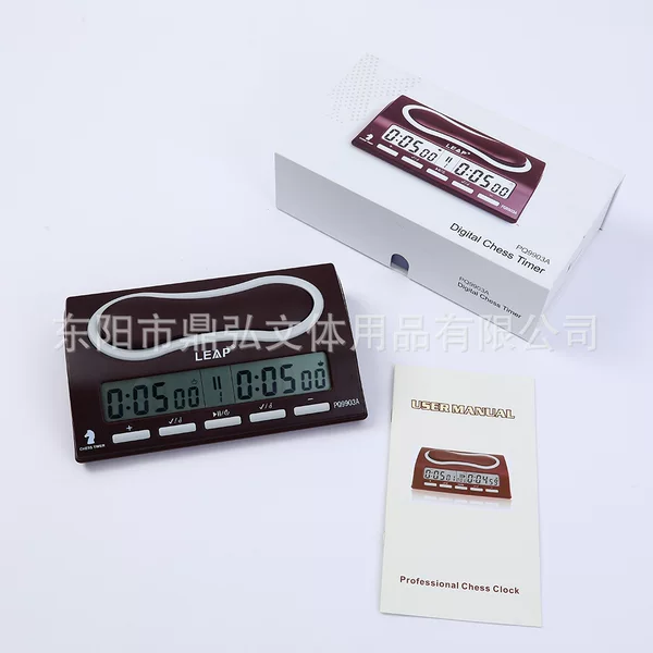 Electronic chess clock, timer for chess, Go, Chinese chess competitions, chess timing and pause tool wholesale