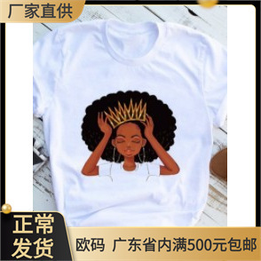 ͨ2021����Ʒ��Ů��black girl��ͨӡ��Ůʿ��������T��
