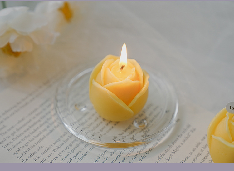 Fashion Flower Paraffin Candle 1 Piece display picture 2