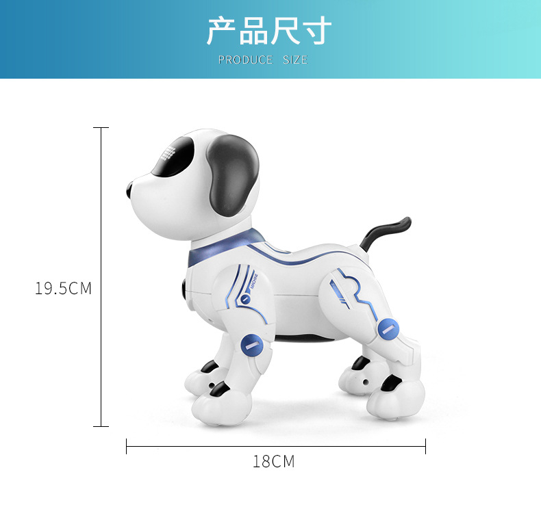 乐能k16仿生智能机器狗编程特技仿真会叫会走儿童遥控电动玩具狗详情18