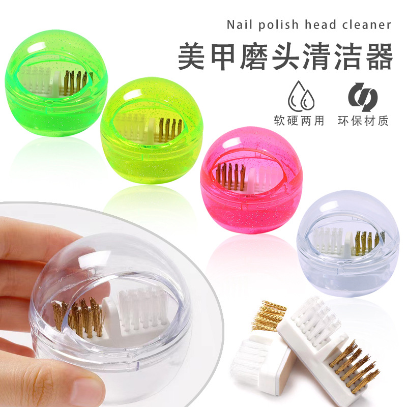 Gris extraíble suave y duro alambre de acero pulido cabeza caja de limpieza