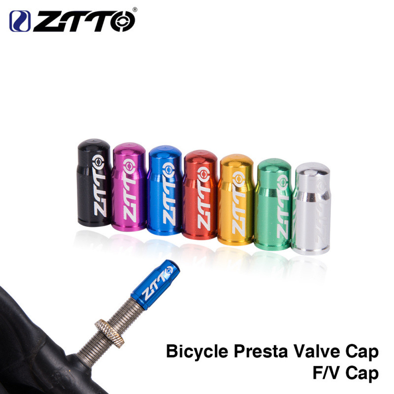 Ztto Bicycle Valve Cap Aluminum Alloy Valve Cap Mountain Bike Road Bike Valve Core Tire Valve Cap