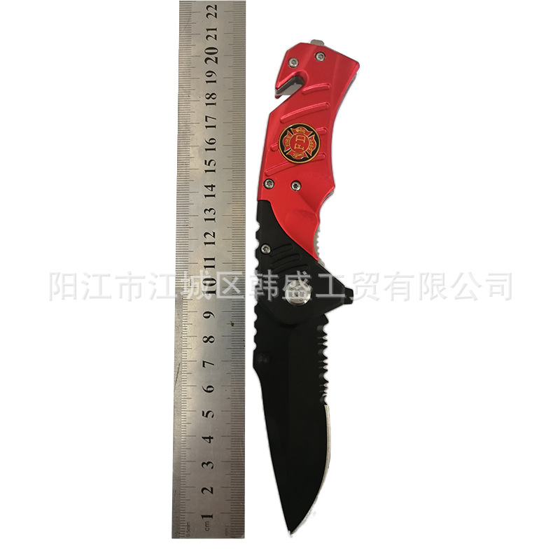 户外求生露营战术刀野营高硬度折叠刀多功能防身户外小刀