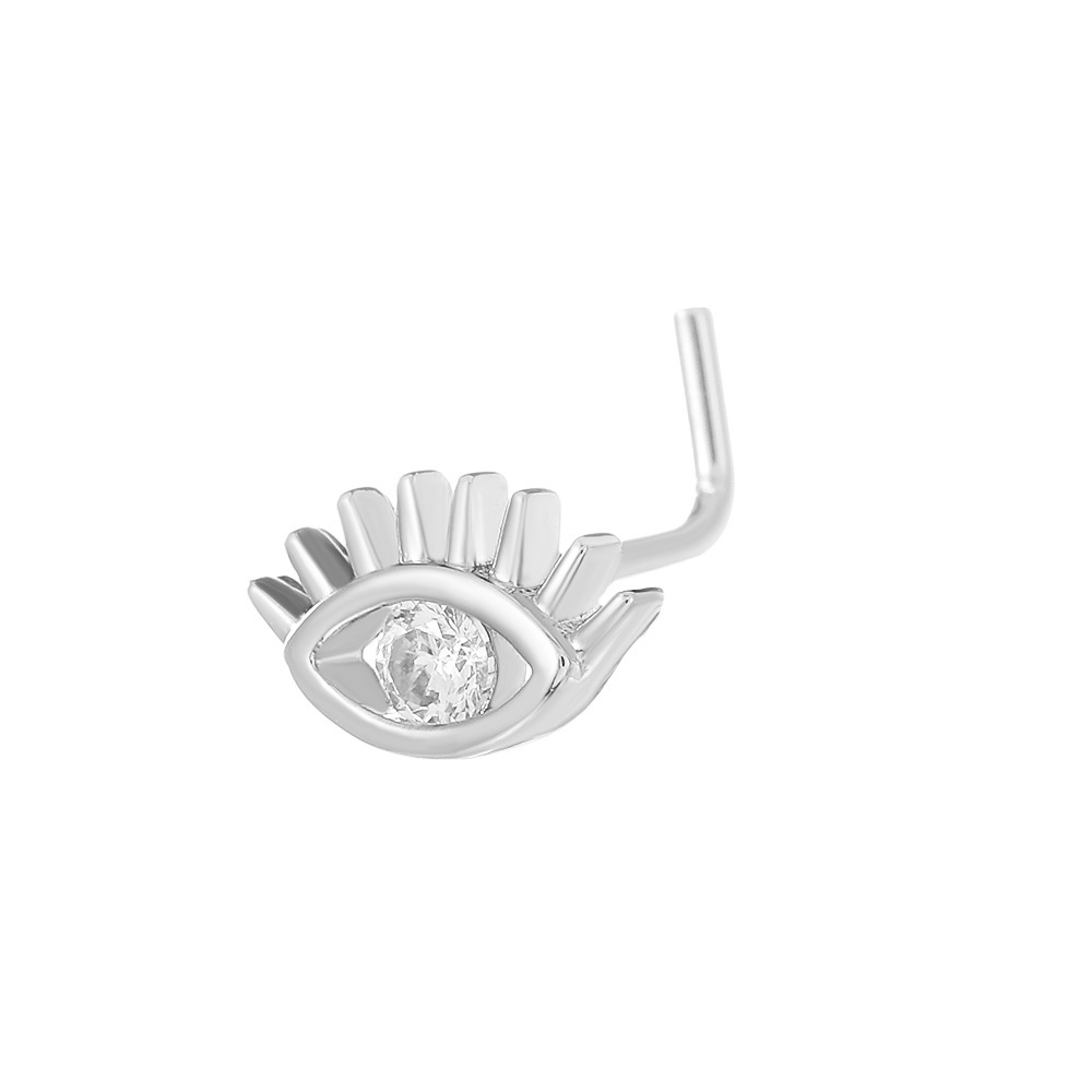 Piercing nombril papillon en zircon incrusté acier inoxydable_voghion.com