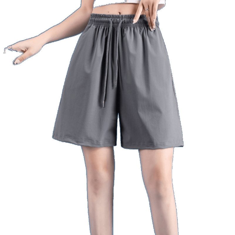 Pantalones de mujer de verano delgados rápidos secos de yoga para correr en pantalones cortos deportivos de moda para usar en casa fábrica de comercio exterior