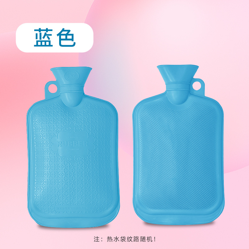 Lexuerer goma bolsa de agua caliente inyección de agua hogar a prueba de explosiones gran capacidad de riego compresa caliente anticuado bolsa de agua caliente con orejas al por mayor
