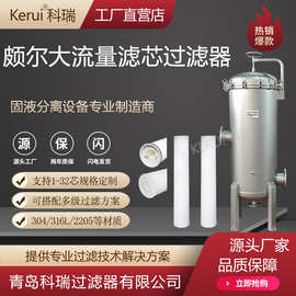 颇尔大流量滤芯过滤器精密保安过滤器内压式折叠滤芯过滤设备