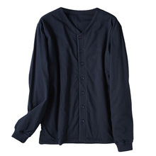 100%真丝填充男上衣 舒适V领挺括服帖收口袖笼防风保暖桑蚕丝棉袄