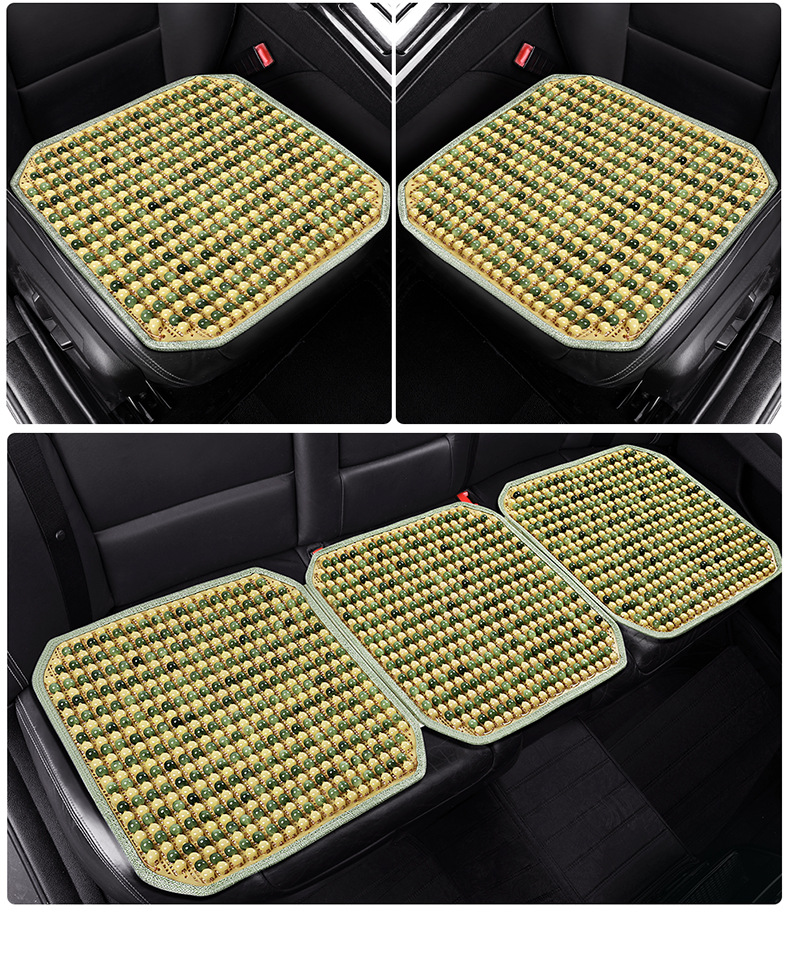 Cross-Border Bodhi Jade Multi-Piece Car Seat Cushion Three-Piece Set Wholesale Single Seat New Interior Supplies Seat Cushion Dropshipping