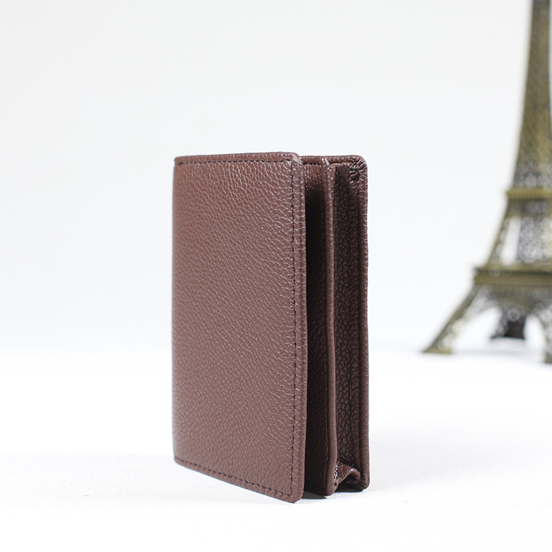New Korean Style Men's Wallet with Multiple Card Slots, Short Compact Coin Purse, Versatile Trendy Card Holder, Wallet Wholesale in Stock