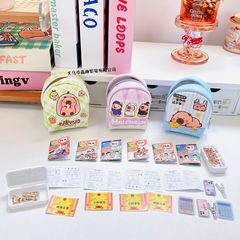 人気のネット有名人ミニランドセルカピバラ文具シミュレーション小物セットミニチュアミニ文具