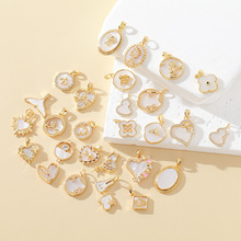 18k���ɫ��Ȼؐĸ���J�~β�������diy�ֹ��Ʒ��������