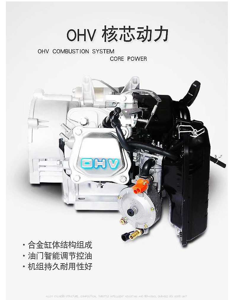 3KW/5KW gasoline diesel generator set 6.5KW/8KW commercial single-phase 220V three-phase 380V generator