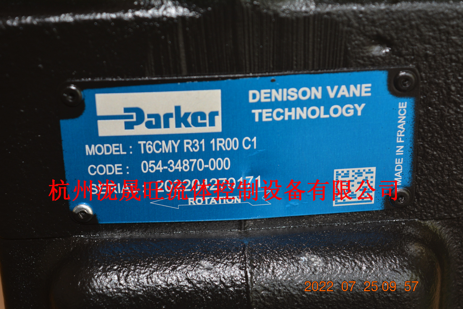 特价供应Parker(派克)法国原装高压叶片泵T6CMY-R31-1R00-C1