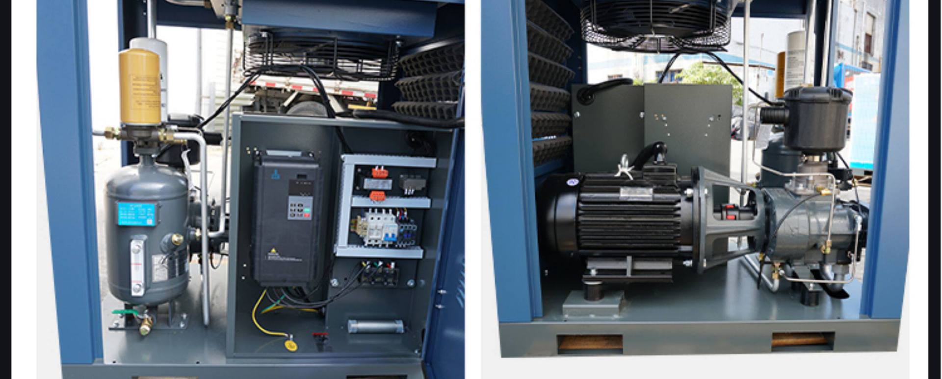 Kaishan permanent magnet variable frequency screw air compressor 7.5/15/22/35/55kw large air compressor factory