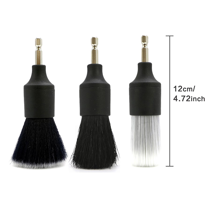 Transfronterizos venta caliente cepillo de perforación eléctrica limpieza de automóviles conjunto de herramientas de lavado de automóviles pulido de automóviles belleza cepillo de perforación detalle image 18