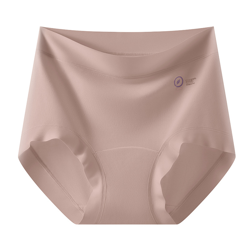 2025 estilo caliente ropa interior modal de cintura alta para mujer algodón antibacteriano y de larga duración sin costuras calzoncillos bóxer de cadera sin clip