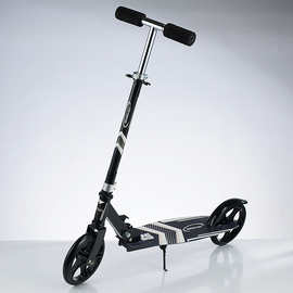外贸成人代步车单脚滑轮车二轮可折叠便携式scooter青少年滑板车