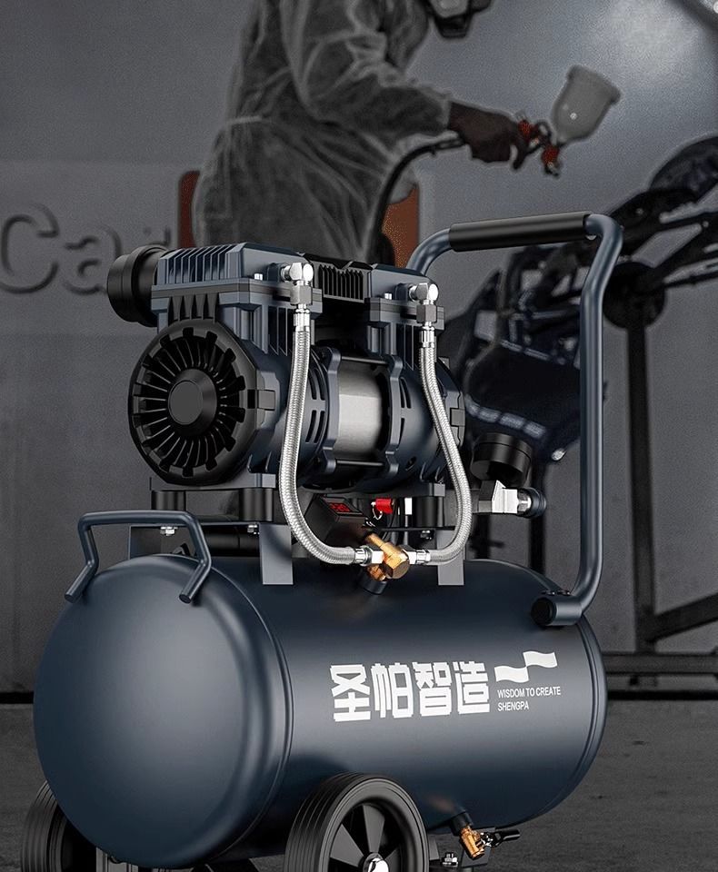Saintpa Air Compressor 220V Silent Oil-Free Small Air Pump Industrial Grade High Pressure 10L30L55L120L150L