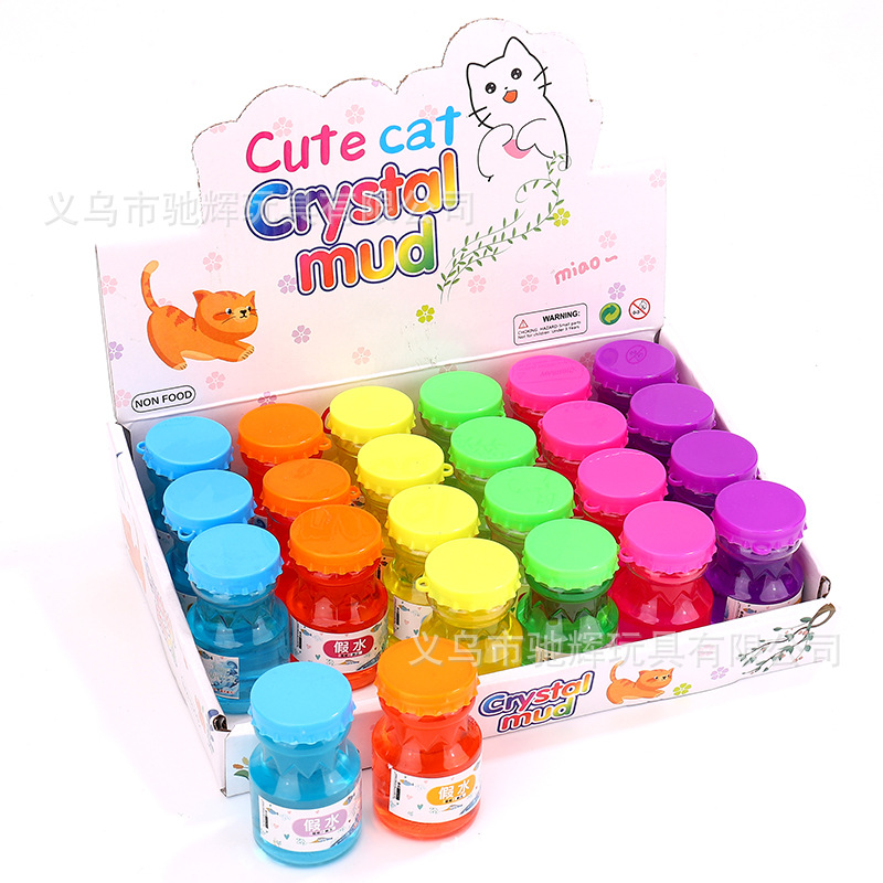 Comercio exterior violencia transfronteriza oso cristal barro arena caucho barro falso agua perla gradiente Delgado fábrica al por mayor