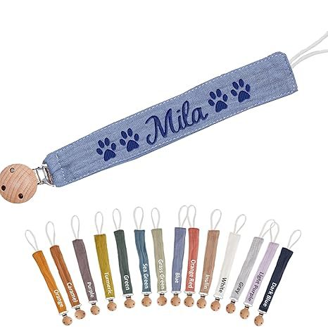 ins bordado bebé bordado pacificador tetina cadena de bebé diente pequeño juguete anti-cadena cabelga de leche de haya