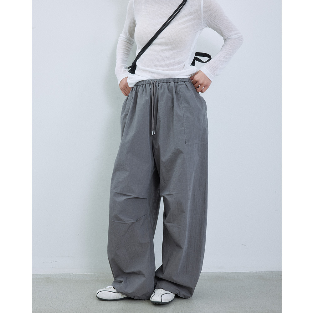 EVERTRUE 2025夏季新款阔腿裤女韩版长裤薄款拖地大摆裤子93429