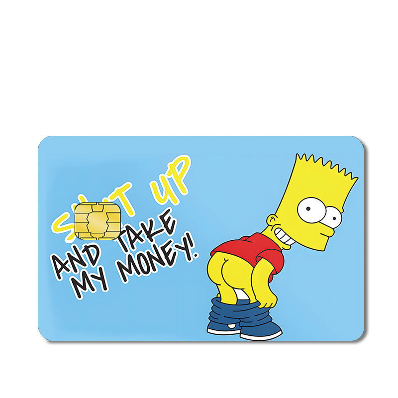 Calcomanía Impermeable para Tarjetas Bancarias de PVC Impermeable y Antideslizante para Tarjetas Bancarias
