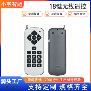 定制水池底灯遥控器星星助威灯15键手柄播放器发球机18键无线遥控