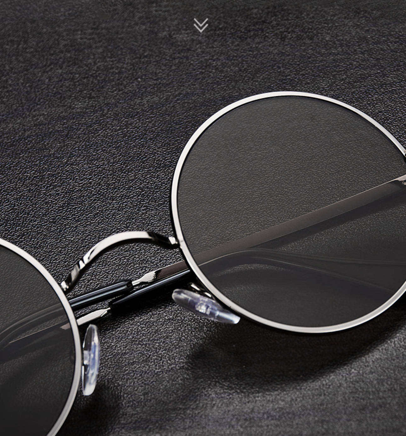 Herrensonnenbrille Retro Rundrahmen polarisierte Sonnenbrille UV-Schutz Blendschutz HD-Fahrbrille Fahrerbrille