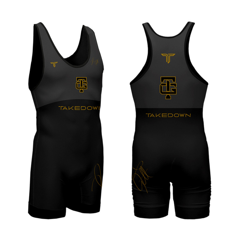 Wrestling Suit Wrestling Suit One-Piece Vest Running Suit Men's Fitness Wrestling Suit Sweat-Absorbent Weightlifting Training Suit