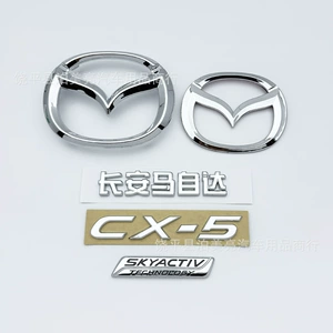 17-21 Mazda Cx-5 ön arxa loqo, Cx5 hərfi stiker, quyruq etiketi modifikasiyası