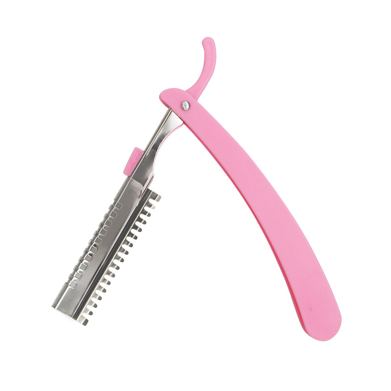 Color mezclado ceja cuchillo titular estudio de fotografía comúnmente utilizado cuchillo titular principiante afeitado de cejas maquillaje artista puede utilizar ceja que forma el cuchillo titular