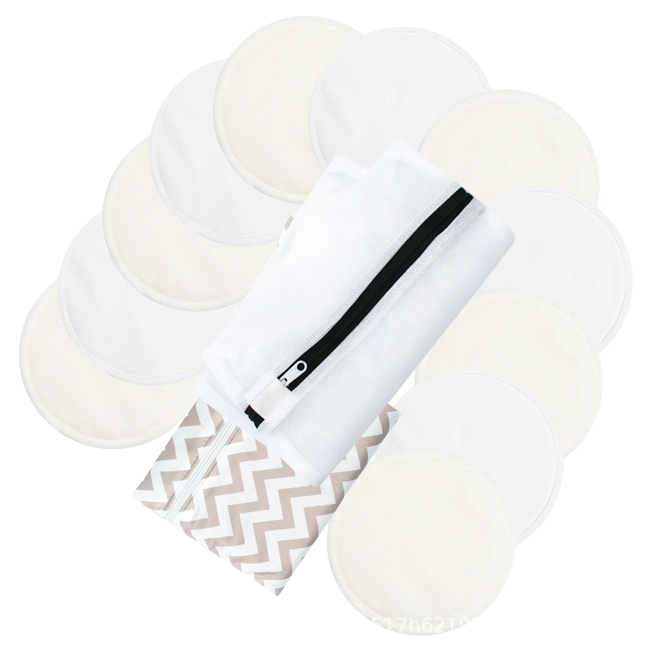 Трансграничная трехслойная Накладка для груди из бамбукового волокна, предотвращающая перелив, Дышащий моющийся Бюстгальтер для кормления, водонепроницаемая Накладка для груди, производитель в наличии