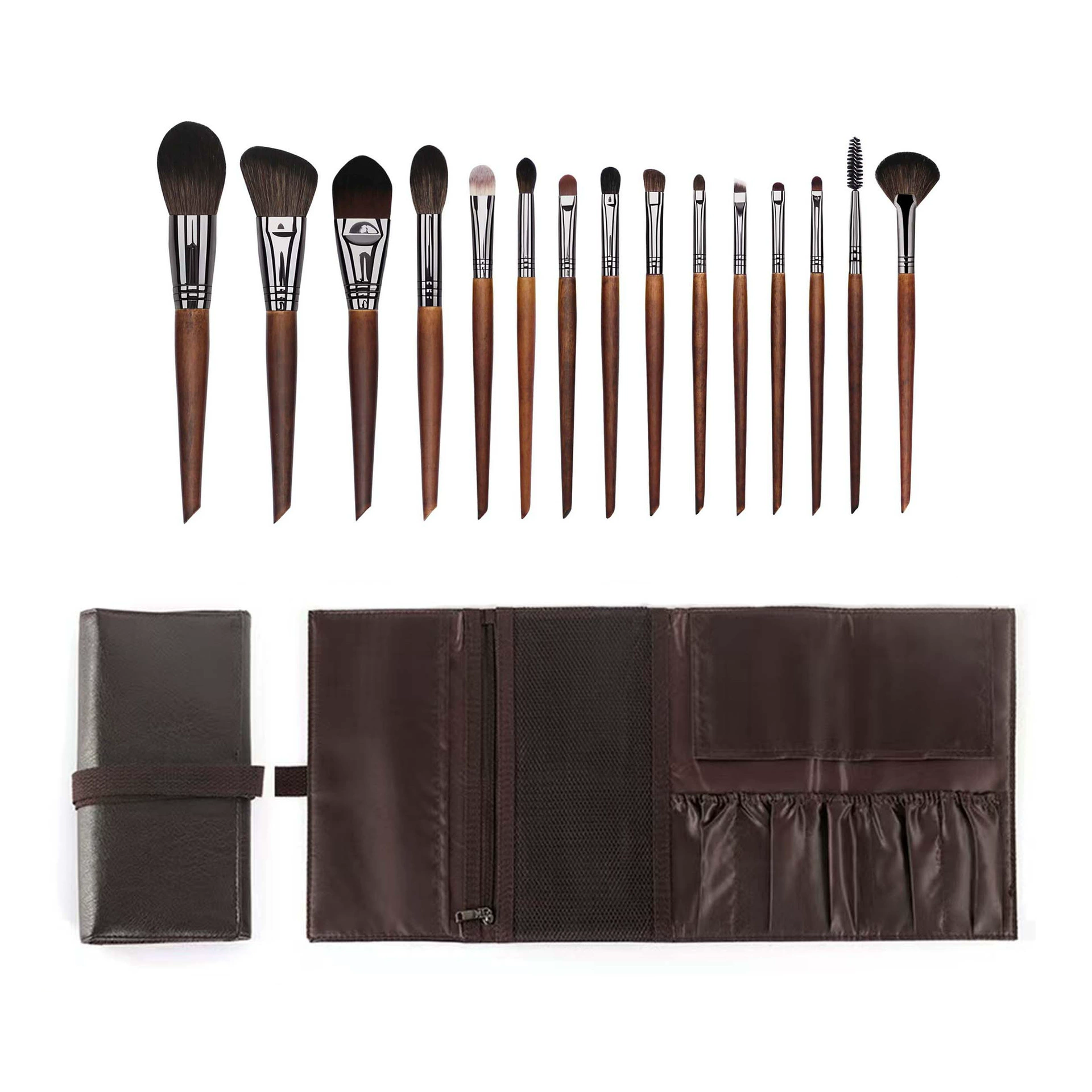 Soft brush, 15 pieces, for beginners, full set, (Physicals)