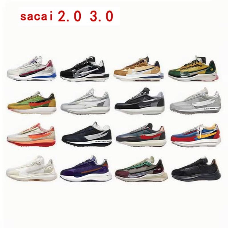 Кроссовки Putian Foreign Trade Waffle Sacai 2.0 3.0, кроссовки Cortez, мужские кроссовки с эффектом увеличения роста, женские кроссовки, спортивная модная обувь для пар.