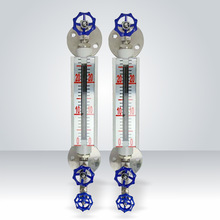 双色石英管液位计 彩色石英管液位计 带照明灯石英管双色水位计