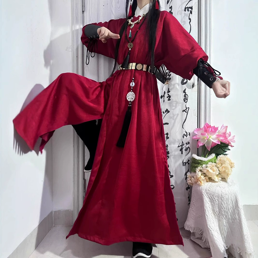 Оригинальный халат Tang с круглым вырезом династии Хань для мужчин и женщин, новый весенне-летний тонкий стиль 2025 года, красивый костюм мечтателя в китайском стиле