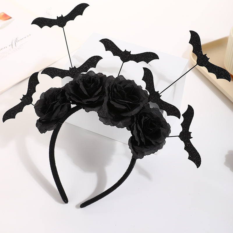 クロスボーダーハロウィンヘッドバンドコウモリヘッドバックルゴーストフェスティバルドレスアップヘッドギアホラーフェスティバル小道具パーティーステージ用品|undefined