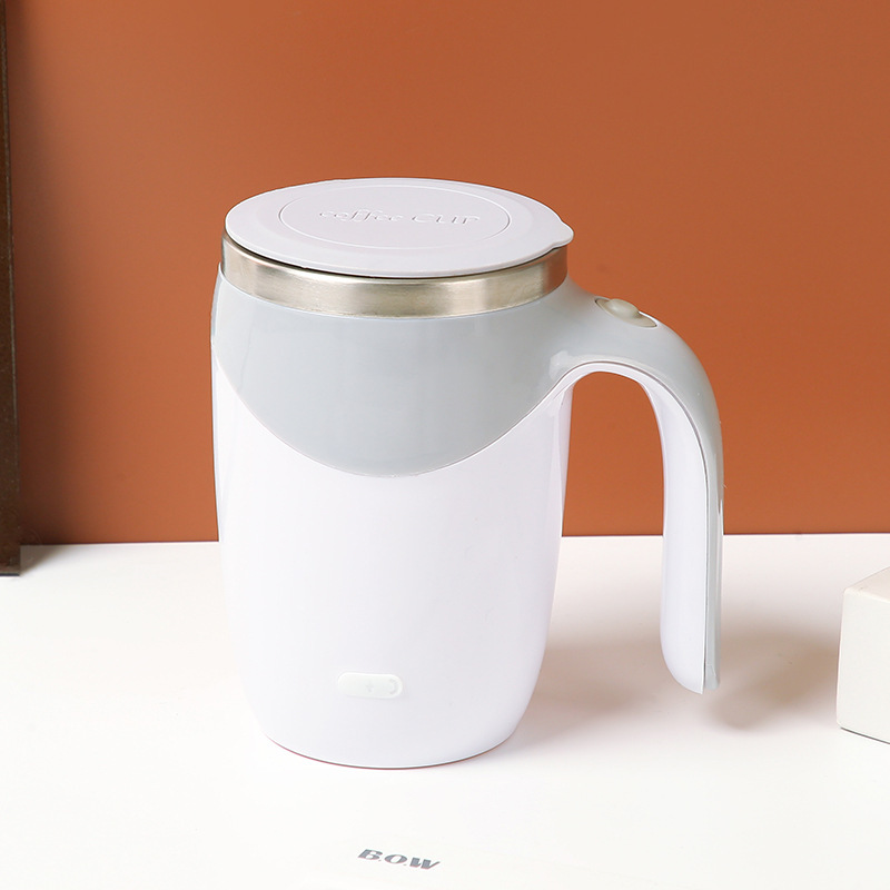 Multifuncional automático de acero inoxidable recargable taza de café perezosa de oficina de fabricación de taza rotatoria magnética