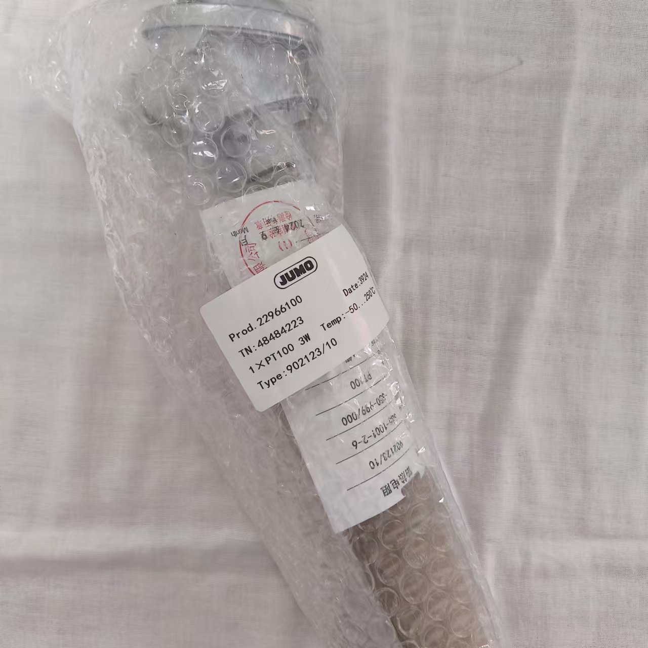 JUMO久茂PT100温度传感器  铂热电阻902123/10系列48484223