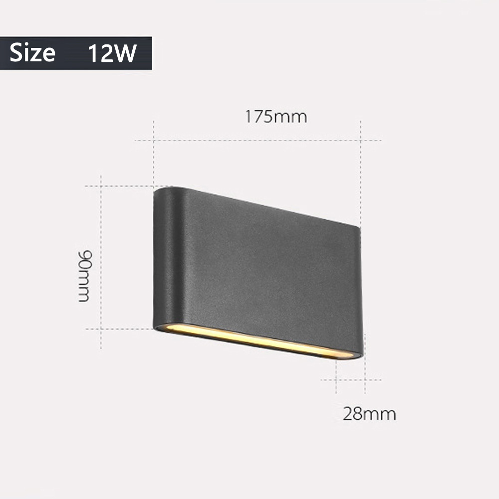 Viento moderno muy minimalista exterior l lámpara de pared de patio hotel interior creativo pasillo escalera pasillo iluminación de sala de estar