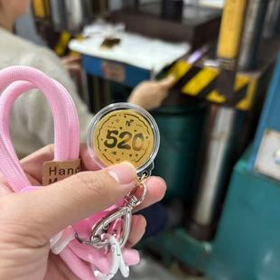 Hello Kitty Cat Keychain Pure Gold 999 Cute Kt Car Pendant 520 Cake Mobile Phone Chain Bag Pendant
