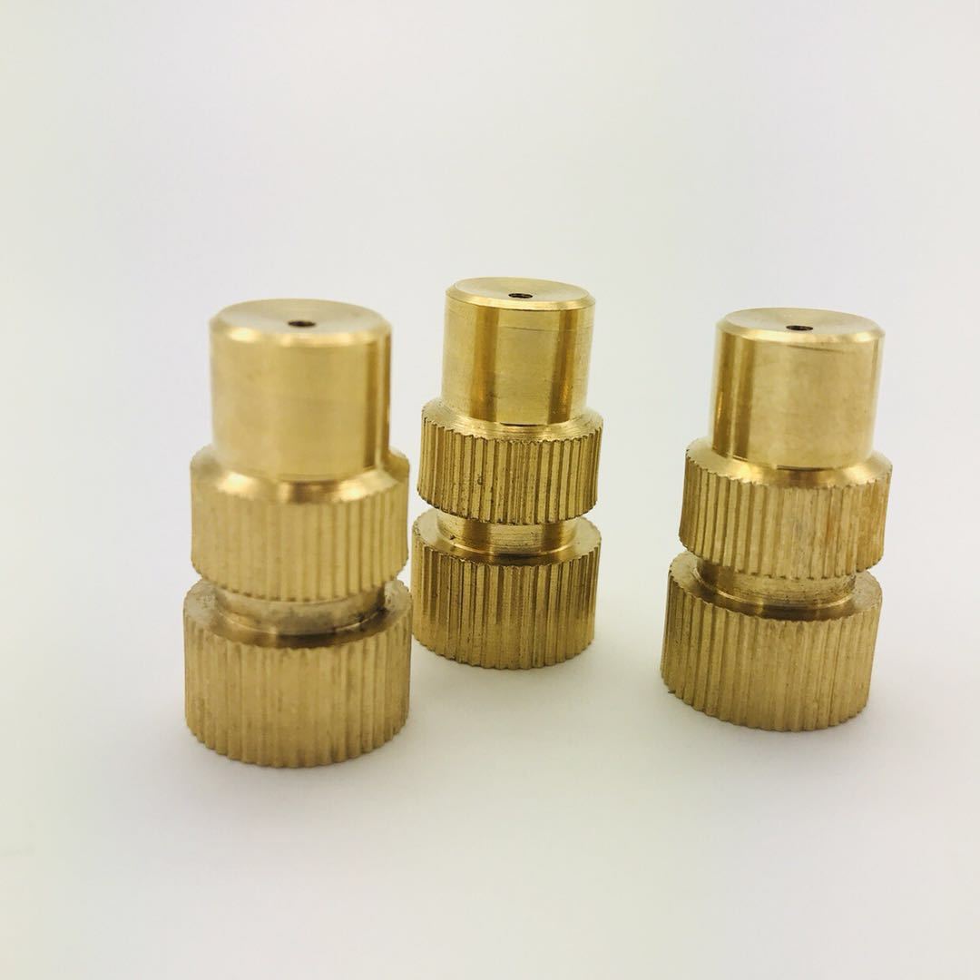 铜高雾化喷头喷嘴2分外丝接头喷泉喷灌草坪4x14x1.5接头高化雾喷