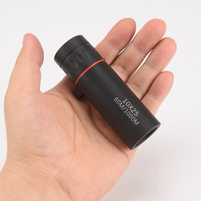 袖珍迷你单筒望远镜30x25高倍高清夜视便携式拍照 单桶望眼镜户外